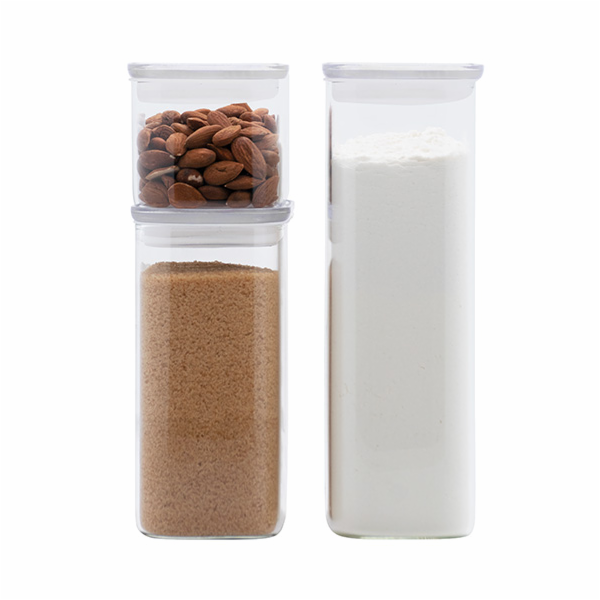Sada dóz Pebbly, PKV-067, 3 ks, skleněné, objem 470 ml, 1...