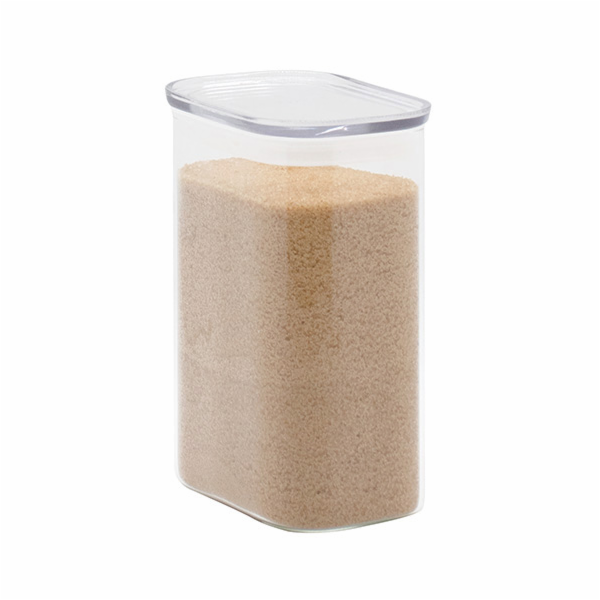 Dóza Pebbly, PKV-064, skleněná, objem 1,2 L, obdelníkový ...