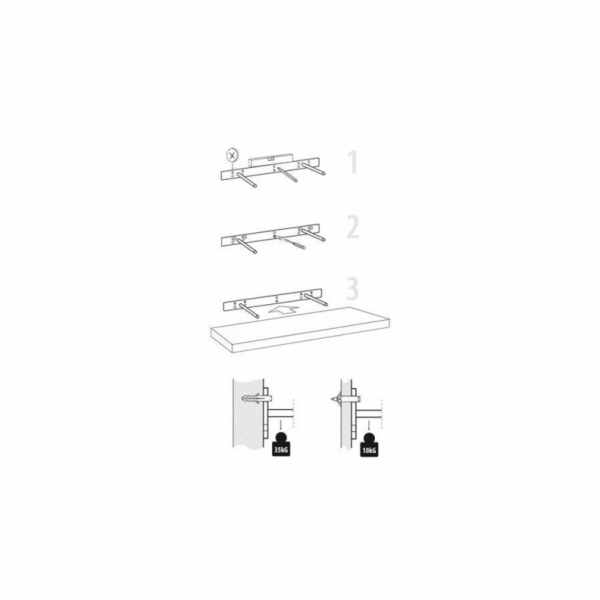 Police Velano 65114 FS 80/24 WE, 795 x 38 x 235 mm