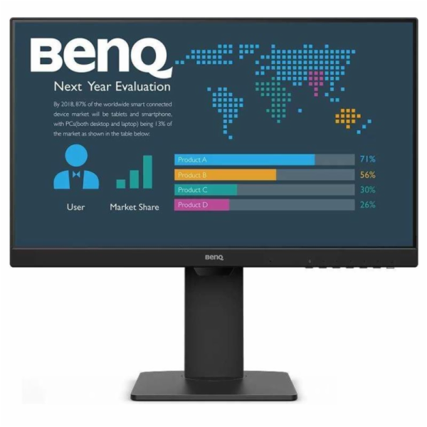 BENQ BL2486TC, 23.8W LED MONITOR, BLACK