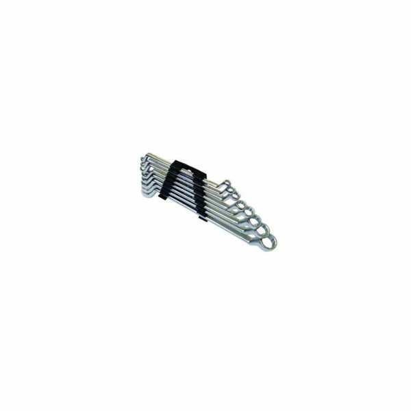 Klíče očkové vyhnuté CrV 8 ks, 6 - 22 mm