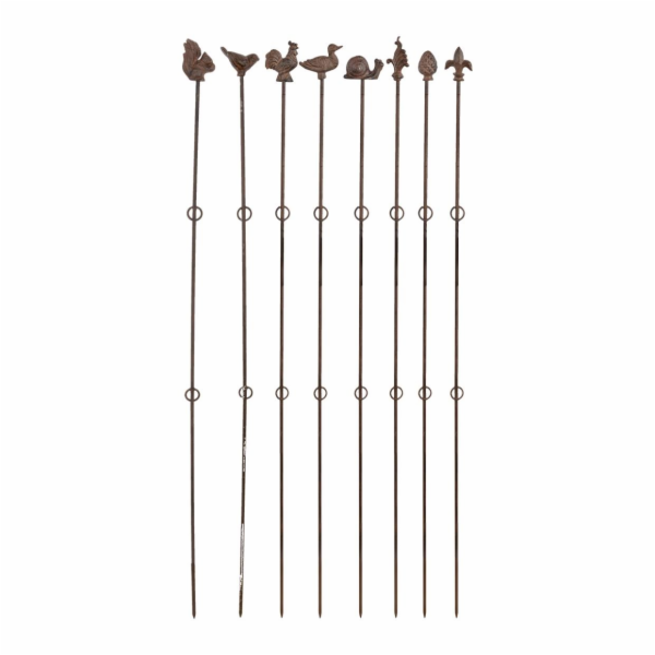 Podpěra rostlin PY25, 131 cm x 6,2 cm x 2,8 cm, bronz