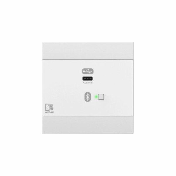 Audac  NWP400/W Síťový audio vstupní panel - USB Type-C B...