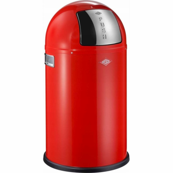 WESCO Pushboy 50l červený odpadkový koš
