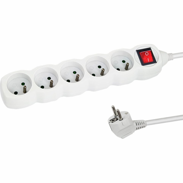Esperanza ELK215W napájecí prodlužovačka 3 m 5 AC zásuvky...