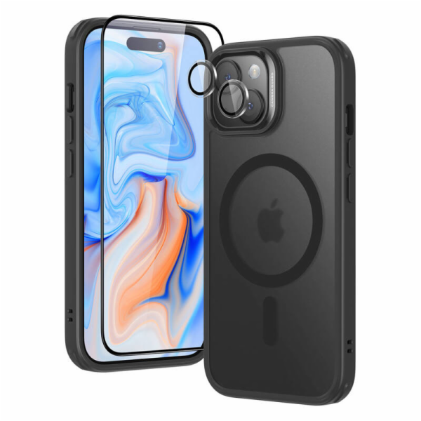 ESR Classic Hybrid (HaloLock) Case for iPhone 15 Plus (bl...