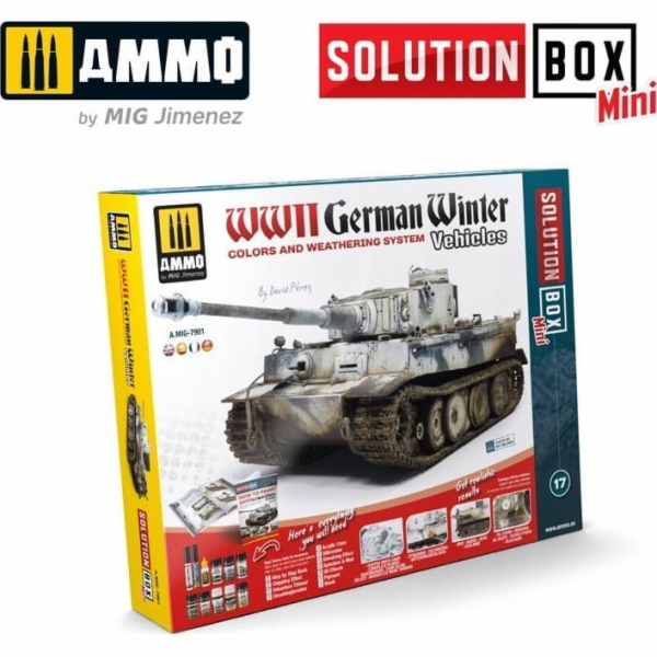 Vallejo Ammo: Solution Box Mini 17 – německá zimní vozidl...