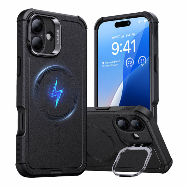 Cyber Tough (HaloLock) ESR case with stand for iPhone 16 ...