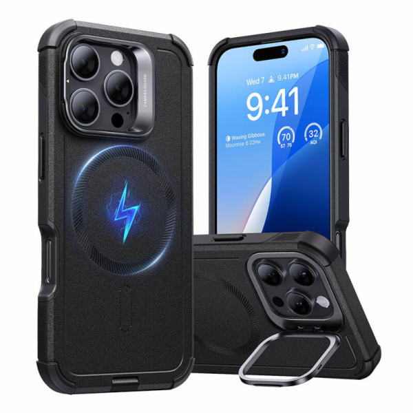 Cyber Tough (HaloLock) ESR case with stand for iPhone 16 ...