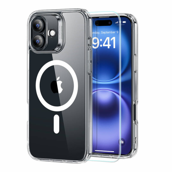 Hybrid Case (HaloLock) ESR for iPhone 16 with screen prot...
