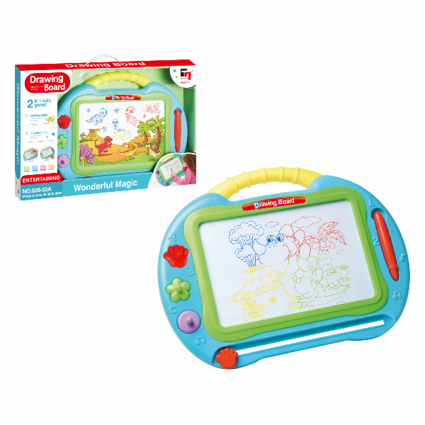 Kreslící tabulka kufřík 2v1 - oboustranná