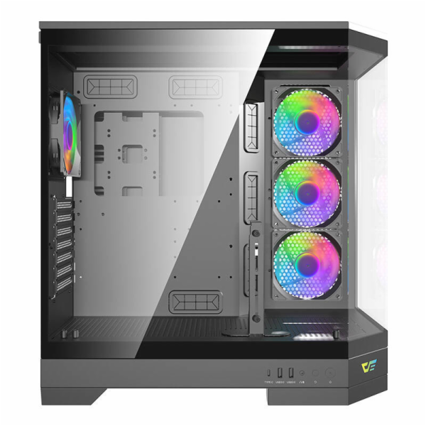 Počítačová skříň Darkflash DQX90 (černá)