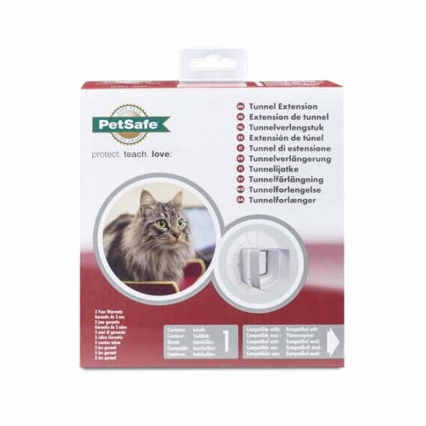 PetSafe® Přídavný tunel pro Smart dvířka s mikročipem bílý