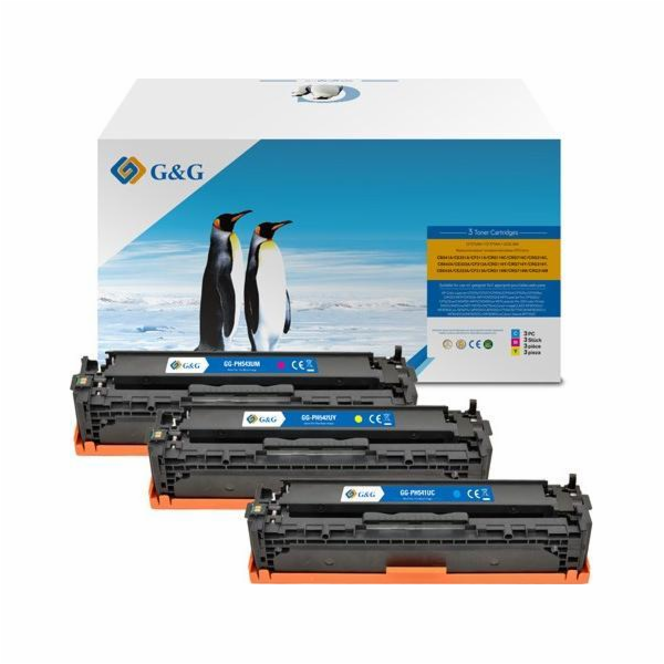 Výměna azurového toneru G&G 125A (NT-PH541UC)