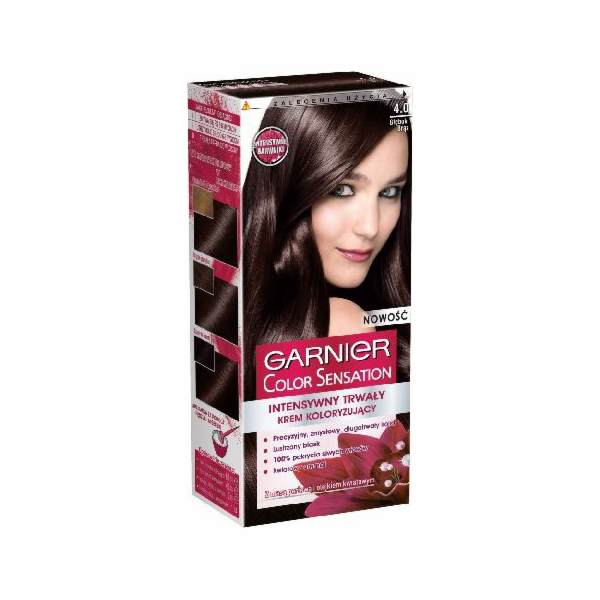 Garnier Color Sensation Coloring Cream 4.0 Deep Brown - S...