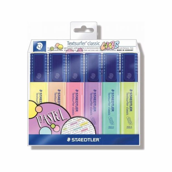 Staedtler Classic Colors zvýrazňovač 6 barev