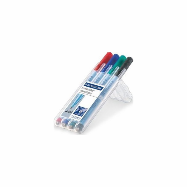 Staedtler STAEDTLER Folienstift Lumocolor correct M 4ST