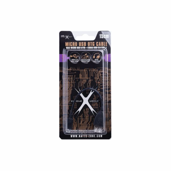 Natec Black USB adaptér (NKA-0614)