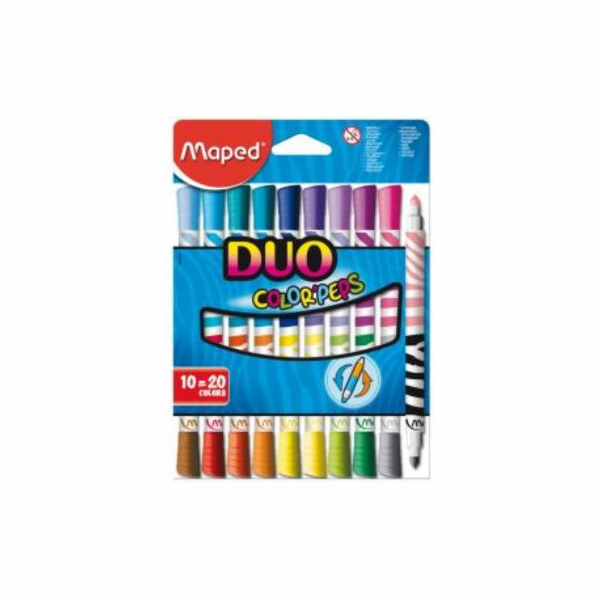 Corex oboustranné popisovače Maped Color'peps 10 kusů (84...