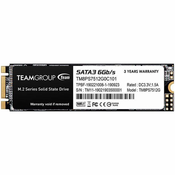 TeamGroup MS30 512GB M.2 2280 SATA III SSD (TM8PS7512G0C101)