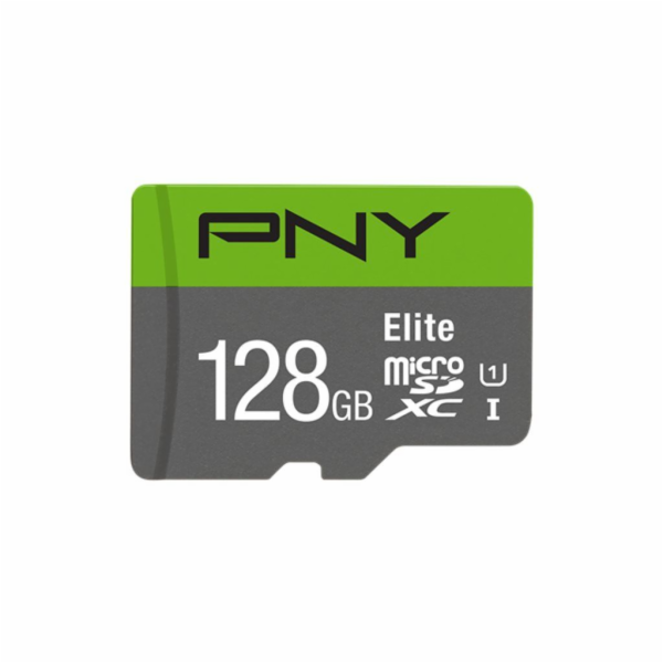 Karta PNY Elite MicroSDXC 128 GB Class 10 UHS-I/U1 A1 V10...