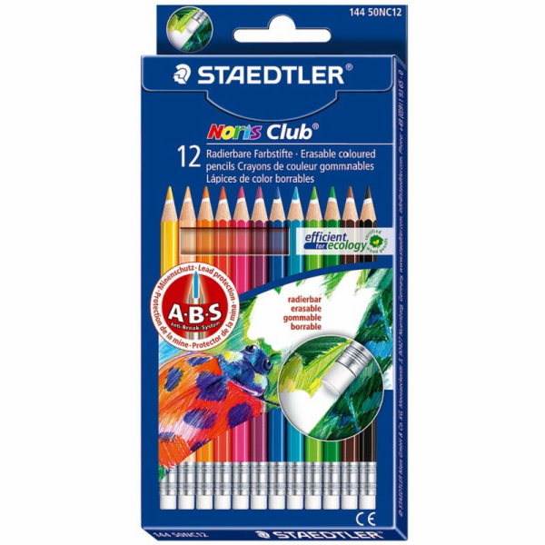 Pastelky Staedtler Pencil 12 barev Noris vyjímatelné