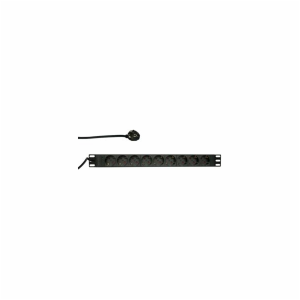 LogiLink Power strip PDU 19 1U 9x Schuko CEE 7/3 (PDU9C03)