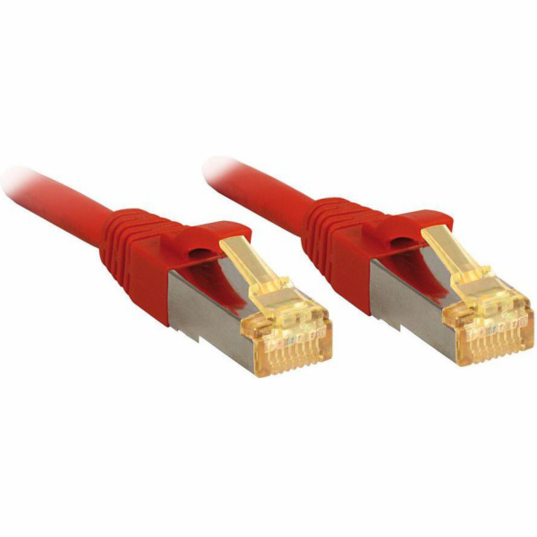 Lindy RJ-45/RJ-45 kat.7 Červená 1m (47292)