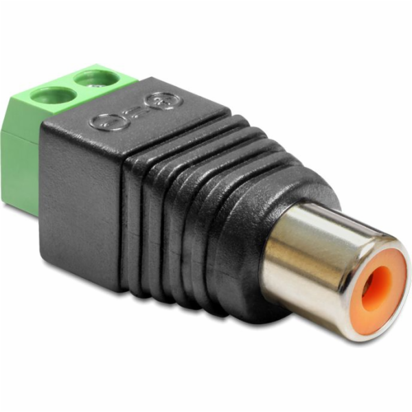 Delock Terminal Block AV adaptér černý (65418)