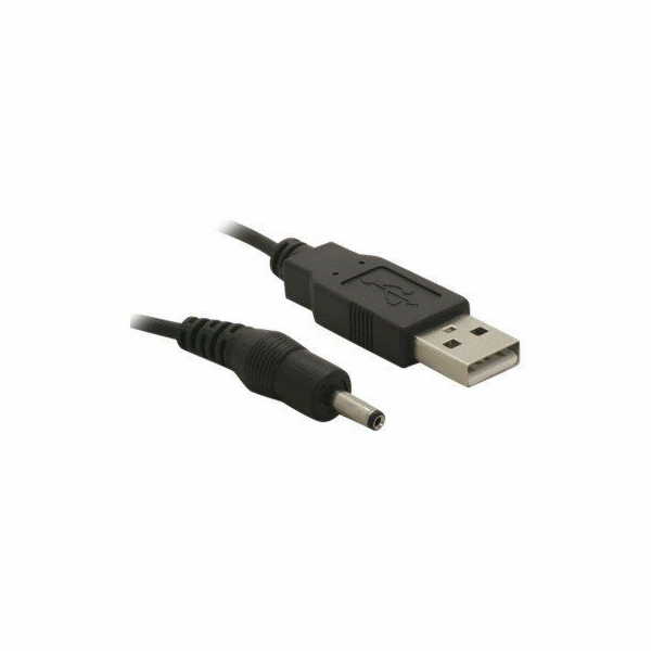 Delock USB kabel USB-A - DC 3.1 x 1.3 mm 1.5 m černý (82377)