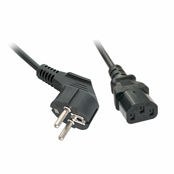 Lindy IEC C13 napájecí kabel, 0,7m, černý (30334)