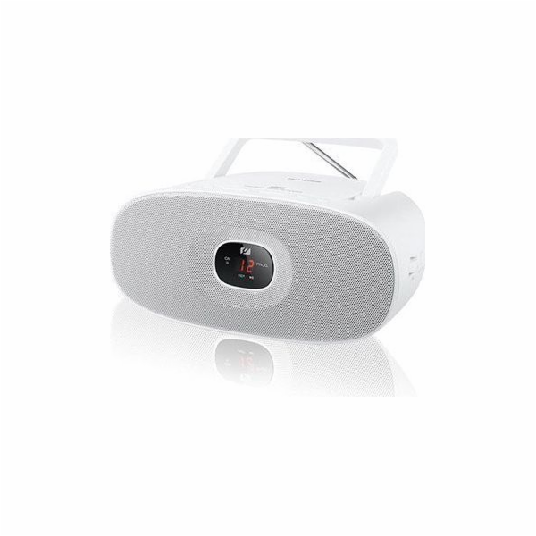 Muse MD-202RDW Bílý rádiový přehrávač, Přenosný rádiový C...