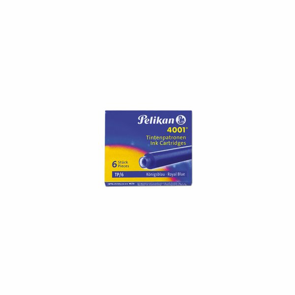 Inkoustové kazety Pelikan Short, 6 ks. modrá (46K016C)