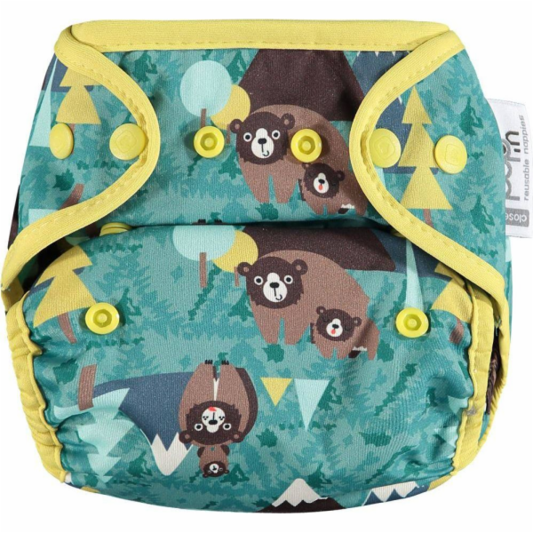 Close Caboo Pop-in AIO Bear obal, opakovaně použitelná pl...