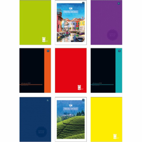 Interprint podložka pod notebook A4/50 čtverečkovaných listů