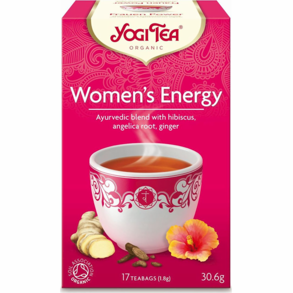 Yogi Tea Dámský energetický čaj pro ženy - 17 sáčků