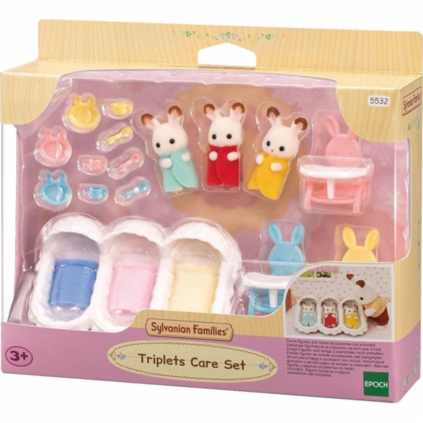 Figurka Epocha SYLVANIAN TRIPLES KRALÍCI KONTROLNÍ UŠI 55...
