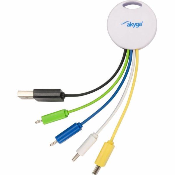 Akyga USB adaptér bílý (AK-AD-51)