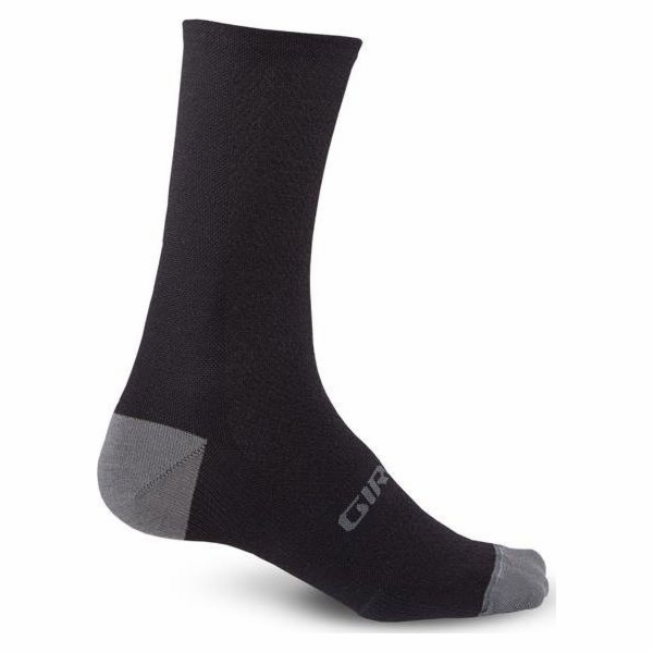 Ponožky Giro GIRO HRC + MERINO VLNA černé uhlí vel. XL (4...