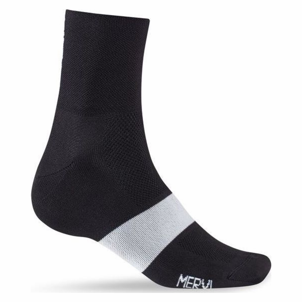 Ponožky Giro GIRO CLASSIC RACER černá bílá vel. M (40-42)