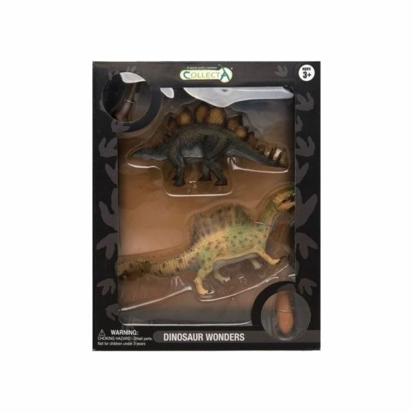 Figurka Collecta Dinosauři Spinosaurus a Stegosaurus