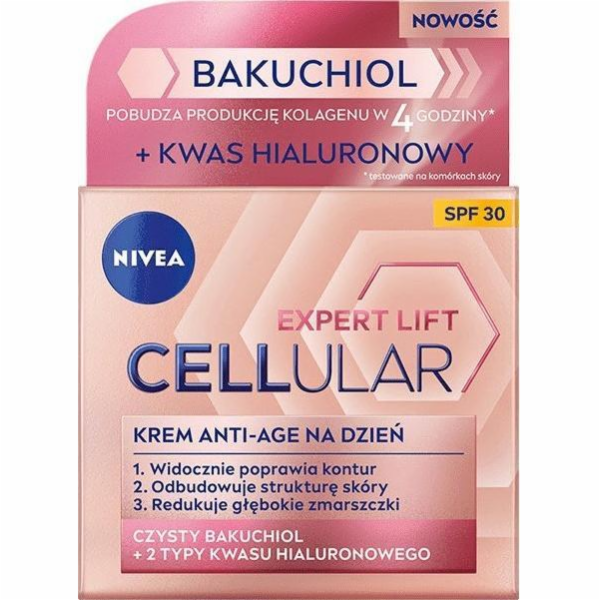 Nivea Cellular Expert Lift Bakuchiol noční krém proti stá...