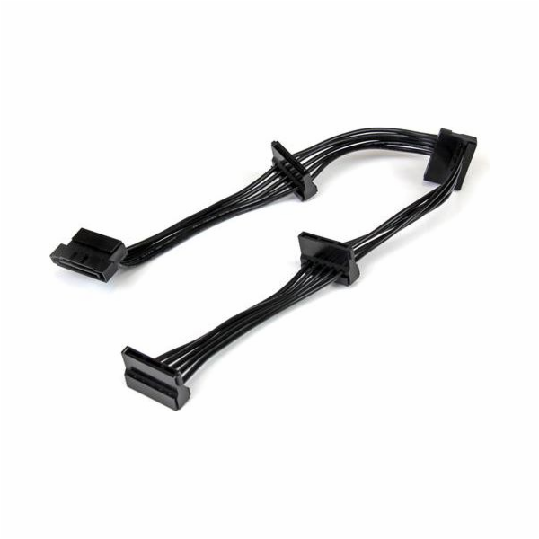 StarTech SATA 15-pin - SATA 15-pin x4, 0,4 m, černá (PYO4...