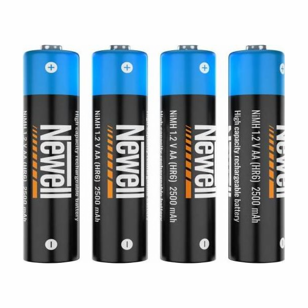 Baterie Newell AA/R6 2500mAh 4 ks.
