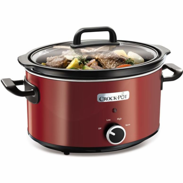 Crock-Pot CROCK-HRNEC POMALÝ VARNÁŘ 3,5L ČERVENÝ