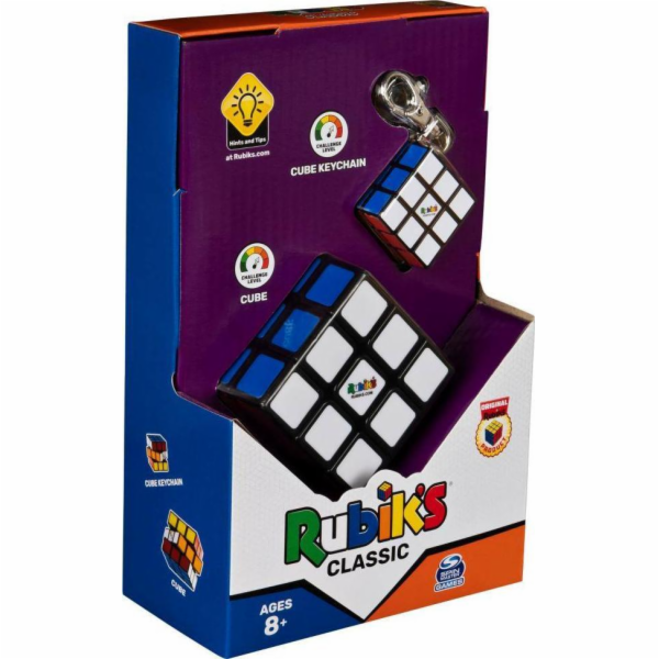 Spin Master Rubikova kostka 3x3 a klíčenka. Sada Rubik's ...