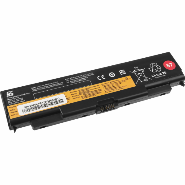 Zelená baterie Zelená baterie ULTRA pro Lenovo ThinkPad T...