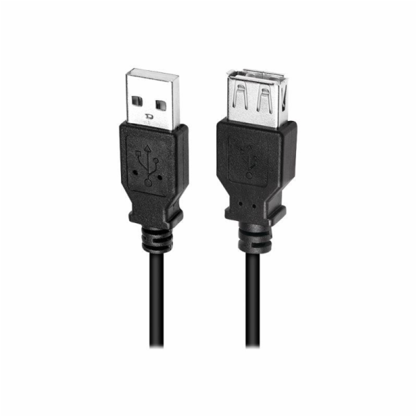 LogiLink USB-A - USB-A kabel USB 2 m černý (CU0010B)