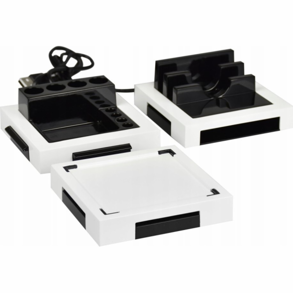 Monolith Stolní organizér s USB (MDO003)