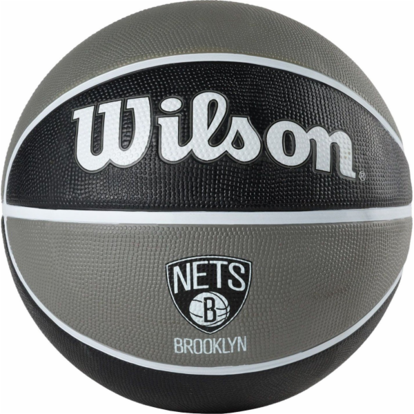 Wilson NBA Team Brooklyn Nets Ball Black and Grey, veliko...